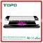 for iphone7 plus 3D curved full size Full cover black white 9H tempered glass screen protector
