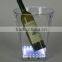 Small led lighted factory plastic ice bucket