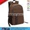 Khaki vintage canvas backpack wholesale