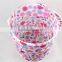2016 Hot Sell Floral Print Cloth Storage Basket/Bin With Zipper