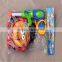 wholesale outdoor shoot game summer toys plastic water gun with colorful handle for kids and children
