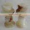 NATURAL COLOR ONYX CANDLE HOLDERS STANDS