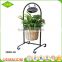 China most popular cheap 100 % pure handmade custom decorate wicker flower basket with steel frame