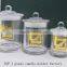 glass domes for sale tea canister from yufeng factory