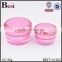 10g cute pink color mini jar round shape plastic acrylic mini jar for skin care products