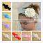 2016 New fashion factory wholesale silk flower headband with different colors