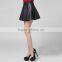 New Design Top Fashion Elegant mini short Sexy Black Leather Skirt