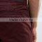 High Quality Latest Custom Side Slant Pockets Turn Up Hem Men's Brown Slim Fit 97% Cotton 3% Elastane Button Fly Fashion Shorts