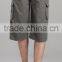man shorts, MTM service, light gray cargo shorts