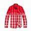 2015 men's new design cotton plaid shirt