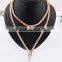 diy double snake pendant charm necklaces handmade pu leather mens snake necklaces for couple gifts