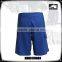 Men's Solid Navy Blue Blank Board Shorts With Custom Logo Print