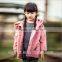 Korean children's clothing for girls velvet added jacket Vintage Art coat 88018