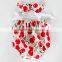 ShiJ Baby Outfits Set Cotton Boutique Trendy Cherry Girls Romper