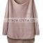 EY0901S knitted Irregular hem long sleeve ladies new design t shirt