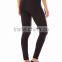 Solid black color custom yoga pants wholesale tight yoga pants