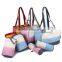 hot sale mummy bag diaper bag mommy bag made of microfiber with 3 colors combination