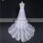 HMY-E0312 See Through Tulle Horsehair Skirt Pretty Appliqued Lace Sweetheart Latest Sample Bling Sequins Bridal Gown 2015