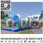 Ocean Inflatable big sea world slide for outdoor games