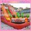 16L giant inflatable wet slide with water pool