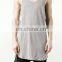 Essential Tank Extended Silky Long Tank Top Back Long Viscose Cotton SUMMER