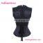 Hot Gothic Black Jacquard 12 Steel Boned Sexy Steampunk Corset