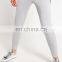 Polyester/cotton ankle-length women gray gym pants joggers custom
