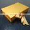 Custom Elegant Cardboard Magnet Gold paper box for cosmetic packaging