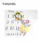 2020 Personalized  monthly Premium Organic Cotton Soft Baby Girls and Boys Milestone Swaddle Blanket