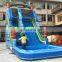 Home Use Cheap Tropical Palm Tree Jungle Pool Inflatable Water Slides Backyard Kids Water Slide With Pool