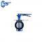 PN10/pn16  3inch Stainless Steel Axle Ductile iron body PTFE Seal Wafer Butterfly Valve