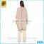 Double fleece lined women winter long coat 2016