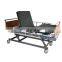 Three Function Height Adjustable Hospital Equipment Beds Manual Medical Patient Bed 3 Crank For Clinic