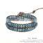 WBS2071 2016 women fashion jewelry leather bracelet with custom logo