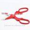 red hand tool engraved scissors
