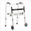 Rehabilitation Product for Old People and Disabled Knee Walk Folding Lightweight Aluminium Walking Zimmer Frame Walker