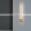 Nordic Luxury Copper Wall Lamp Creative LED Decoration Golden Long Strip Wall Lamp