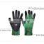 A7 Cut Resistant Gloves Foam Nitrile on Palm with Reinforced on Thumb Crotch