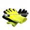 HPPE cut resistant latex crinkle palm coated gloves with excellent grip CE EN388 cut level 5