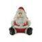 christmas 3d santa claus ceramic candy cookie  covers jar small jars