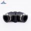 PV-12 L New Type Plastic Body 4mm 6mm 8mm 10mm 2-Way Plastic Pipe Quick Connector Tube Black Pneumatic Fitting