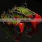 16g/8cm 1pcs Soft Lead Fish  T Shape Tail Fishing bait lures with 2 Hooks Fly Fishing Lure