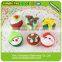 2015 Lovely 3D Christmas Celebration Eraser Shapes