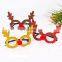 Customer Oreinted Glitter Paper Children Eye LED Light 3D Decoration Christmas Glasses