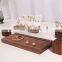 Solid Wood with Clear Acrylic Earring Display Stand Acrylic Display Holder for Bracelet Necklace Earring