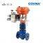 ZJHM Series Top Guide Sleeve WCB Diaphragm Operated Pneumatic Control Globe Valve Pneumatic high temperature regulating valve