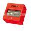 Low cost white yellow red green panic stop emergency break glass door release button