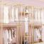 Attractive Design metal hanging garment clothes display rack for clothes