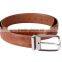 100% good quality gift genuine crocodile skin leather classic belt factory hot selling pin buckle belt for men simple noble