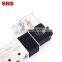 SNS Pneumatic 4V220-08 5/2 port double coil air control solenoid valve with AC/DC 12V 24V 220V